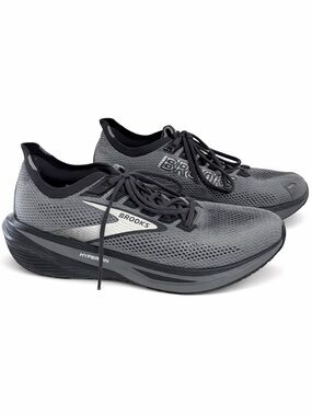 Brooks Hyperion Tempo Men’s Running Shoes Gray Black Size 13 D Lightweight